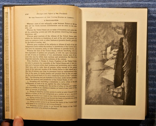 A Compilation of the Messages & Papers of the Presidents 1897 Voumel 9 HC - Picture 8 of 12