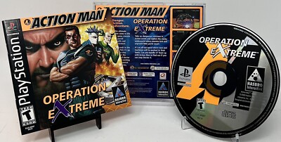 Action Man: Operation Extreme (Sony PlayStation 1, 2000) Complete in Box