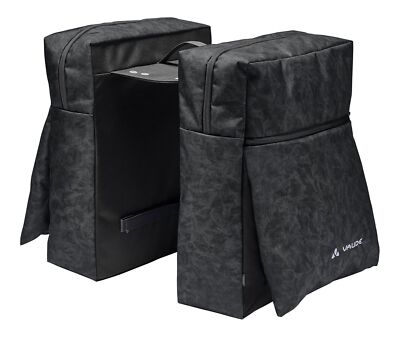 VAUDE TwinZipper Bike Bag Fahrradtasche Regenhülle Tasche Black