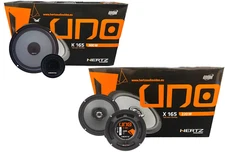 Hertz UNO K-165 6.5" 2-Way Component Speakers & X-165 6.5" Coaxial Speakers