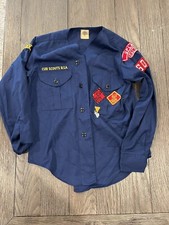 Boy Scouts of America Uniform CUB Blue 12 Long Sleeve Youth Shirt