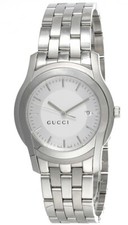Gucci 5505 Series 36mm Quartz Silver Dial Men's Watch YA055212