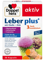 ✅ Doppelherz Leber Plus Cholin Zink Leberfunktion Fettstoffwechsels 30 Kapseln ✅