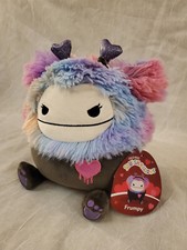 SQUISHMALLOWS FRUMPY THE BLACK BIGFOOT 7.5 INCH SUPERCUTE VALENTINE EDITION NEW