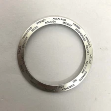 Ceramic Watch Bezel Insert 38MM Outside 30.6MM Inside Diameter English Lettering