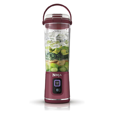 Ninja Blast Kabelloser Mixer 2 go Smoothie Standmixer Cranberry ''Gratis Versand''