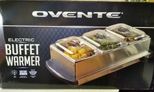 Ovente Electric Buffet Server Three Sectional...