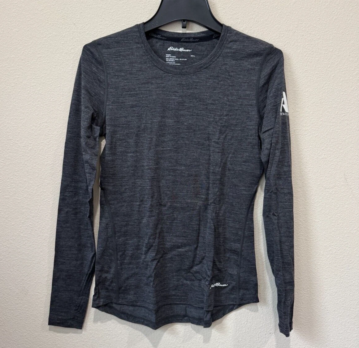 Women's Eddie Bauer First Ascent Merino Wool 150 Long Sleeve Base Layer Top