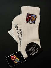 Rolling Stones / MTv Officially Licensed Special Edition Sock BRA ECRU, 2024 NWT