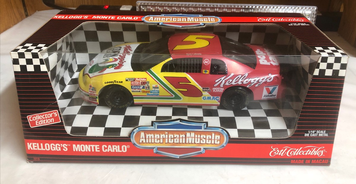 NASCAR Kellogg's 1/18 アメリカンマッスル モンテカルロ Ertl American Muscle Kellogs Monte Carlo Toy Car Terry Labonte Die