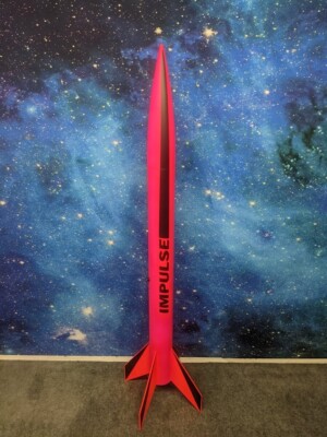 Estes Pro Series Impulse #2064 Model Rocket Clone Kit 37'' Tall, Twin ''E'' Power!