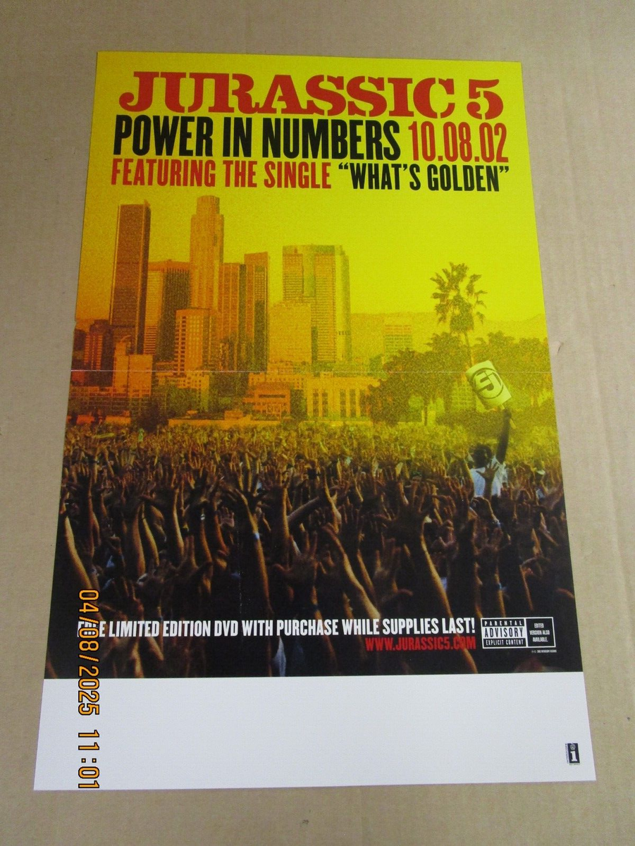 JURASSIC 5 POWER IN NUMBERS 2LP プロモシール付 Amazon.com: Power