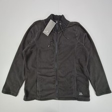 Spyder Womens Jacket Black 18 Uk Knit Collared Fleece