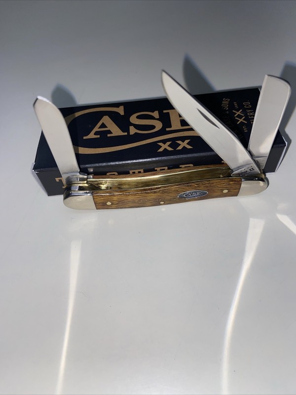 CASE XX #47122 YELLOW CURLY OAK SMOOTH MEDIUM STOCKMAN SS 
