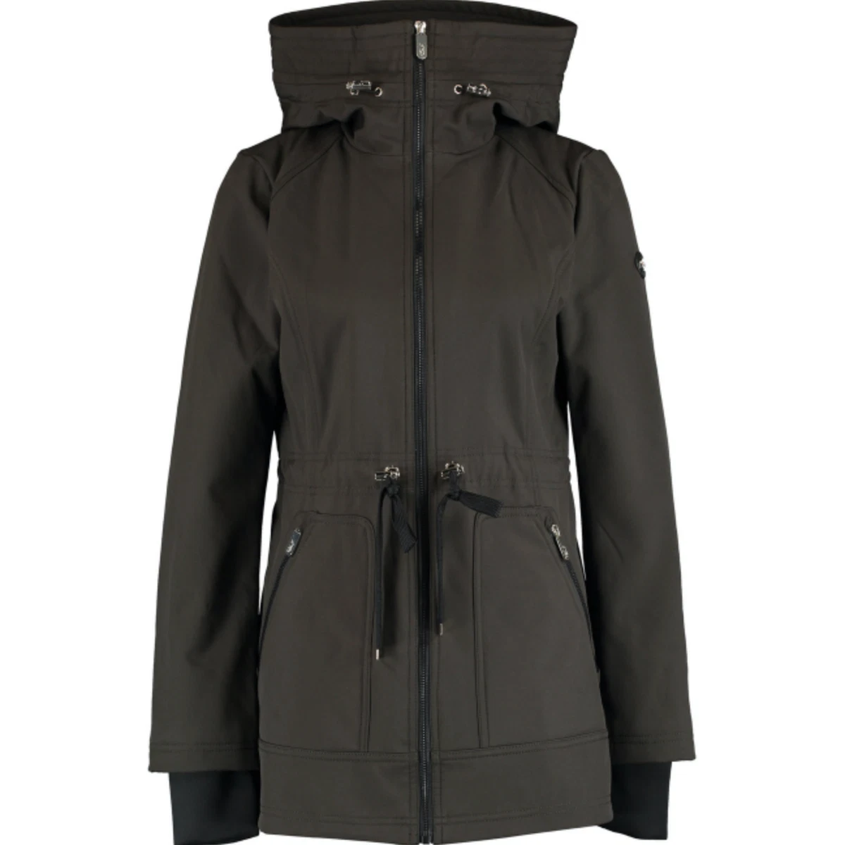 ELIZA J Dark Green Lightweight Parka Jacket XS eBay