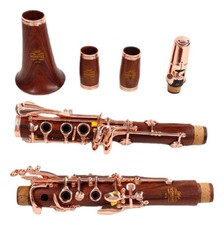 MORESKY Rosewood Clarinet Rosewood bB/Key/Rosewood Coaxial Clarinet M16