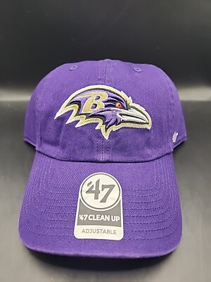 Baltimore Ravens '47 Brand Clean-Up Purple Adjustable Hat NFL NWT