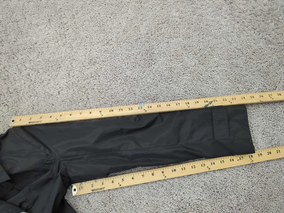 Chaqueta gabardina Ellen Tracy para mujer XS negra con bolsillos forrados de doble pecho Foto 4 de 4