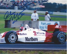 RICK MEARS SIGNED AUTHENTIC INDY 500 4X WINNER 8X10 PHOTO E w/COA ROCKET DRIVER