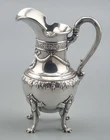 Decanter Empire Style Wine Jug Water Jug 800 Silver Monogram BP (103)
