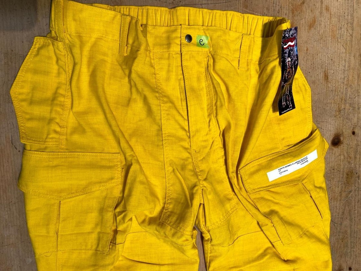 Crew Boss Nomex Wildland Fire Fighting Pants XL30 Yellow