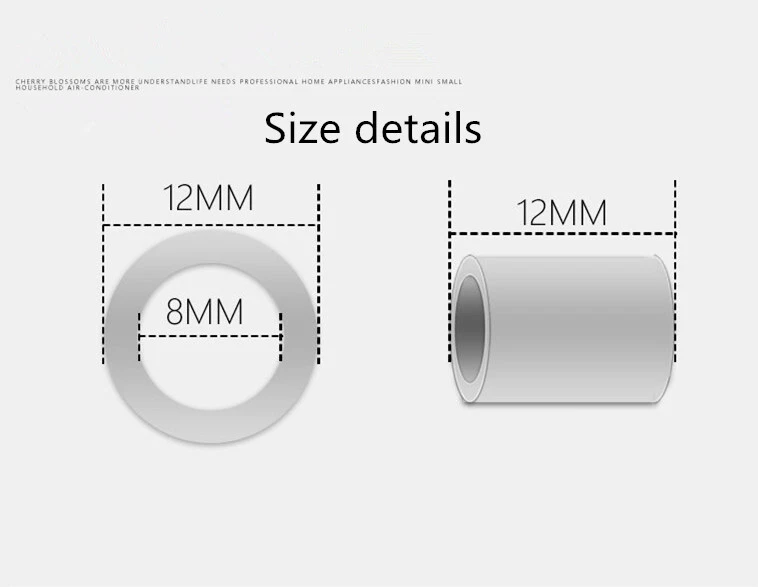 1Pc Ring MCH Ceramic Heater Tube Pipe Resistive Heating Element, Φ12-Φ8/Φ24-Φ20 - Image 2 of 4