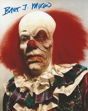 BART MIXON SPECIAL EFFECTS MAKE-UP ARTIST SIGNED 'IT' PENNYWISE 8X10 PHOTO E COA