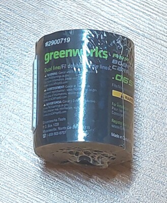 Greenworks .065-Inch Dual Line String Trimmer Replacement Spool 3-Pack 2900719