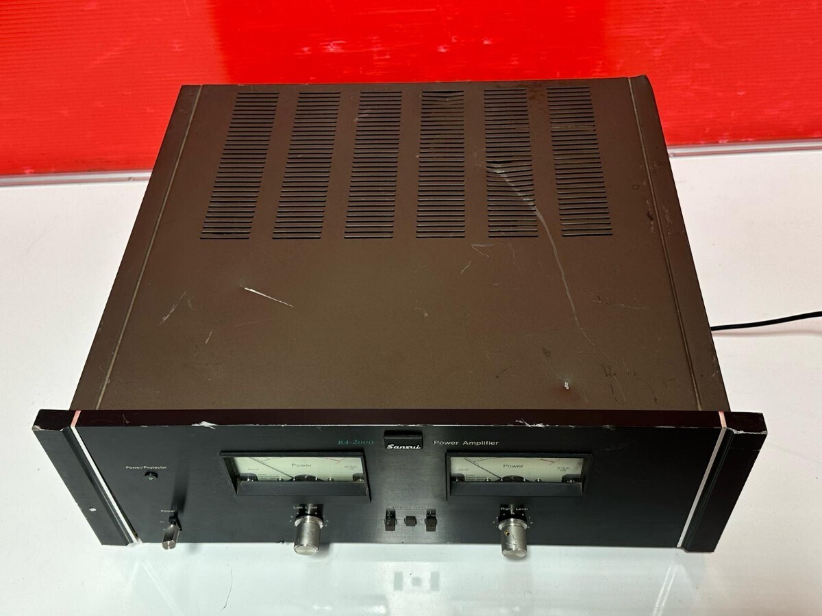 SANSUI サンスイ パワーアンプ BA-2000 BA-2000の紹介 44年前の