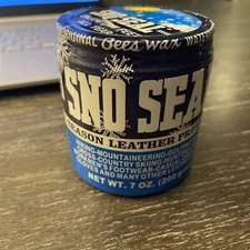 New Atsko 1330 Sno-Seal All Season Leather Protection Wax Shoe Protector - 7oz