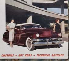 ROD & CUSTOM Magazine #4 1953 A day at BARRIS Customs Mercury Chop Top cars vtg