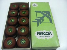 CCC 10 gomitoli cotone FRECCIA FILOSCOZIA n.16 da 50 gr NUOVO COL 792 TABACCO 