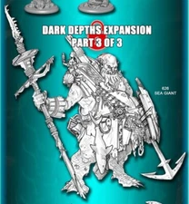 Dark Depths "Sea Giant" Reaper Bones 5 Kickstarter Underwater Large Monster