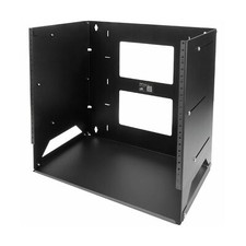 StarTech.com 2-Post 8U Open Frame Wall Mount Network Rack with Built-in Shelf...