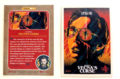 2022 ZEROCOOL STRANGER THINGS VECNA'S CURSE CARD BB-2 BUTCHER BILLY ART SERIES