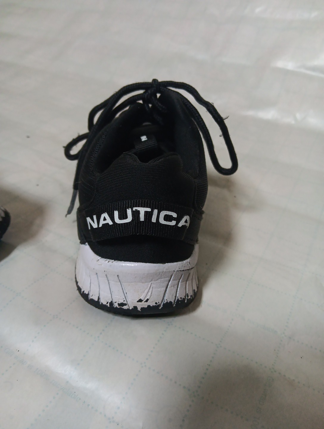 SAOLA Sneakers ragazzo Nautica Manalapin taglia 13 giovanile bianco nero suola 2024