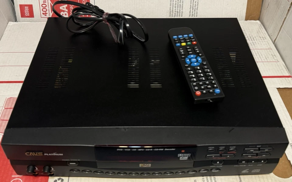 VINTAGE CAVS HDV-201A PLATINUM KARAOKE & DVD PLAYER MP3 CD-R/RW VCD NICE!! - Image 3 of 4