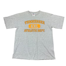 Vintage Adidas Tennessee Volunteers T Shirt Gray Made in USA 90s Mens Large