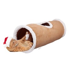 ALL FOR PAWS Cat Tunnel for Indoor Cats, Collapsible Play Lambswool