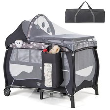 4 in 1 Portable Baby Nursery Center w/ Detachable Bassinet Changing Table