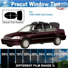 Computerized Custom Precut Window Tint Film Kit For 1996-2000 Honda Civic Sedan Computerized Custom Precut Window Tint Film Kit For 1996-2000 Honda Civic Sedan