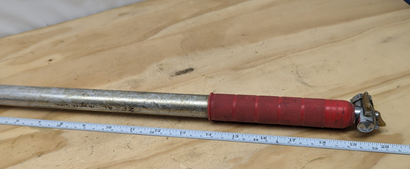 Vintage Zefal Competition Pump Bike Red Blue France Eroica HP 70s