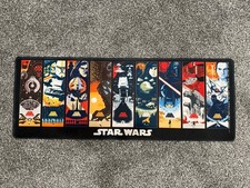Desk Mouse Keyboard Non-slip Pad Star Wars Trilogy