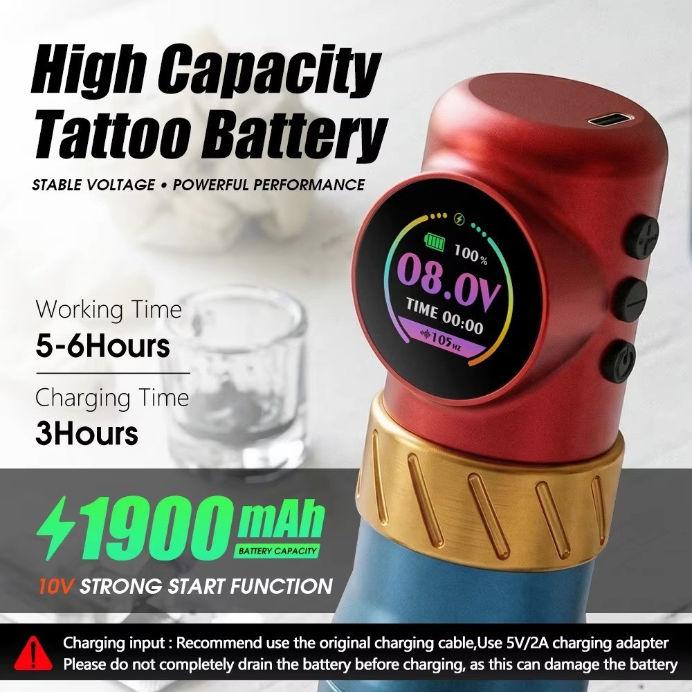 T-Rex New Cool Wireless Tattoo Machine Pen Direct Drive System