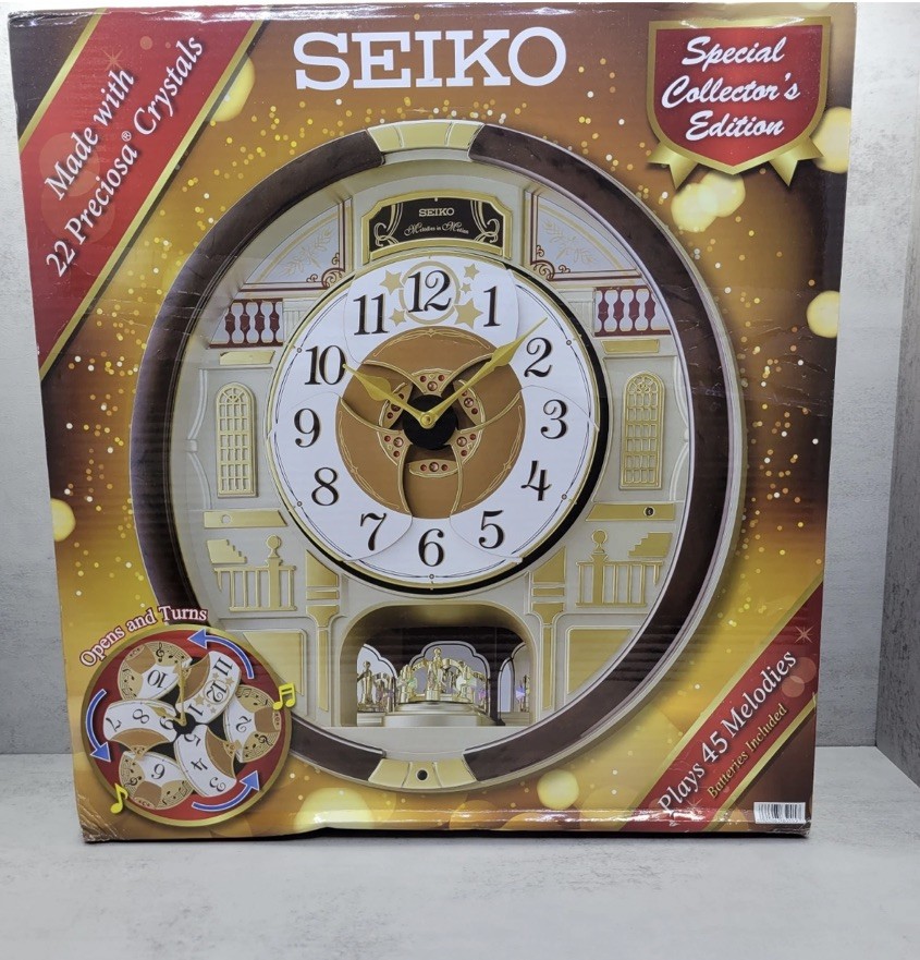 Seiko Melodies in Motion Musical Wall Clock 2024 - Limited Edition