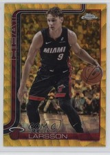 2025-26 Topps Chrome Gold Wave Refractor 8/50 Pelle Larsson #189 0w8p