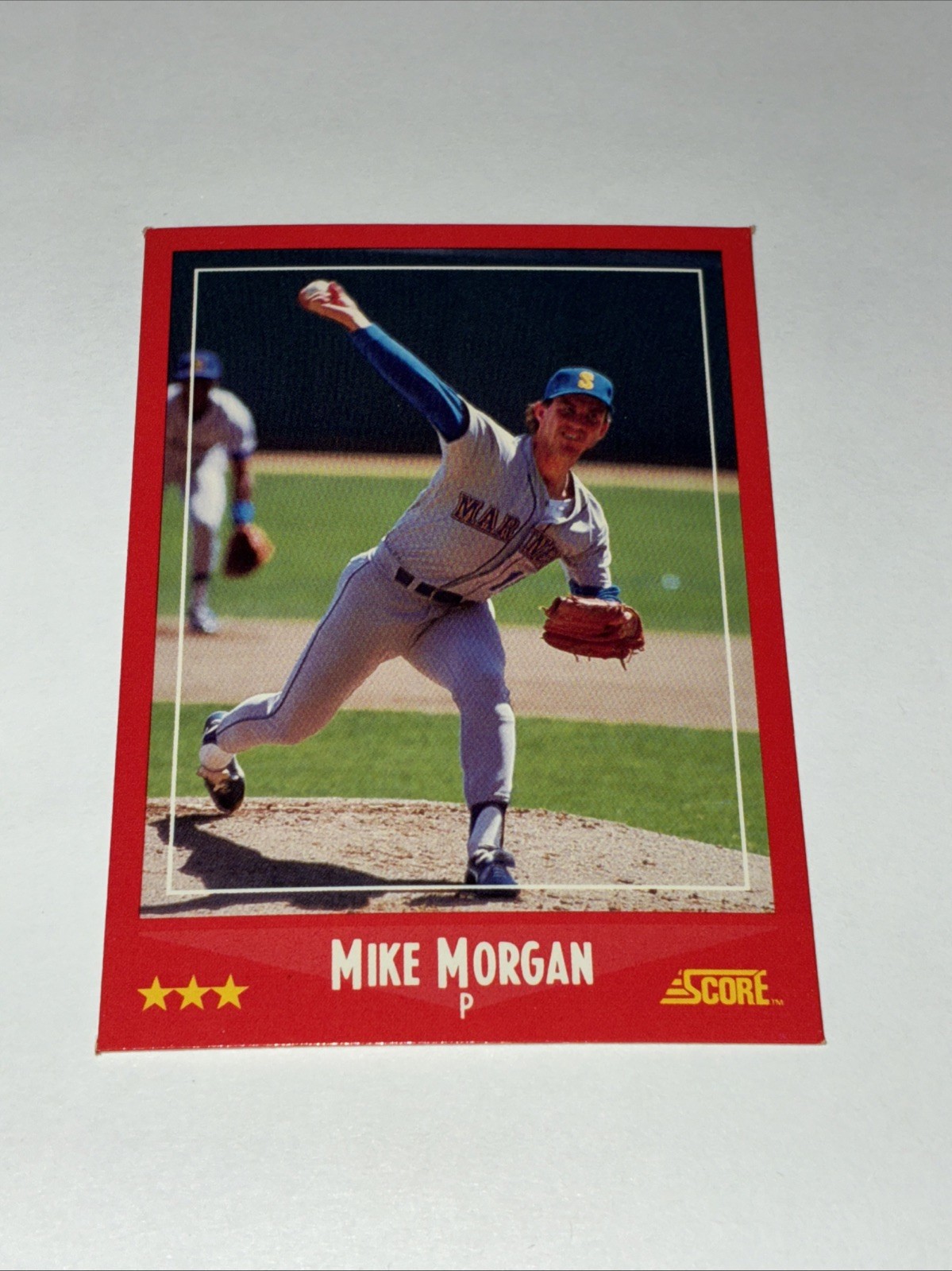 1988 Score Mike Morgan  #295