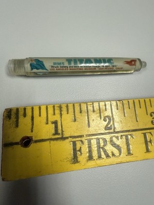 RMS TITANIC Floaty Pen Old Vintage Souvenir Los Angeles Maritime Museum Iceberg