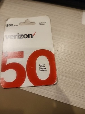 Verizon $50 Prepaid Phone Card (e-delivery)