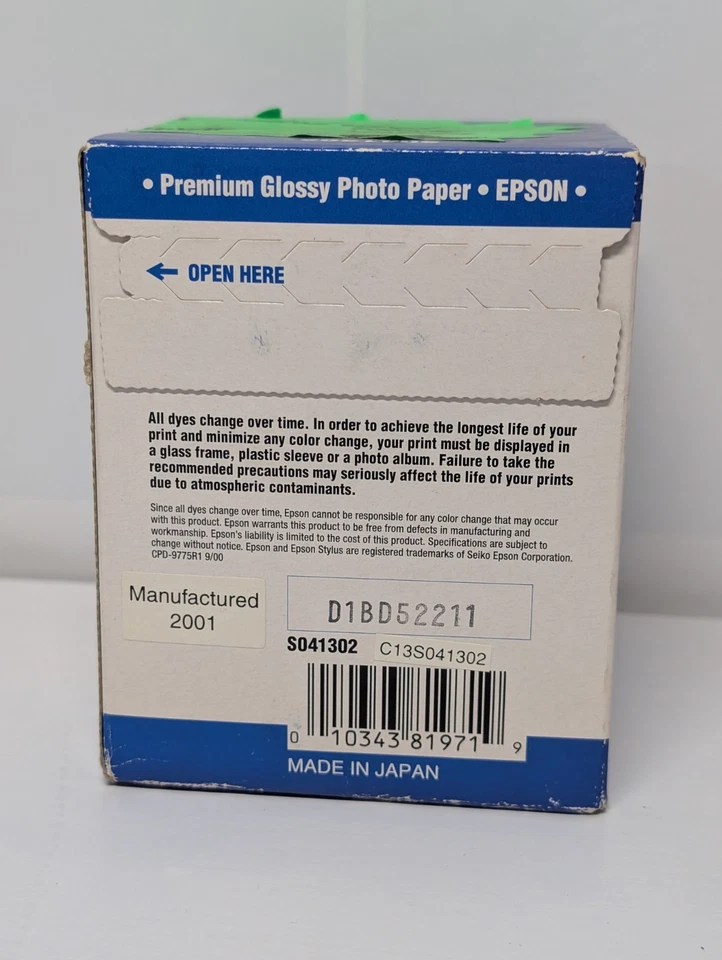 Epson Premium Semi Gloss Photo Paper 4" Roll 26’ S041302 NEW - Image 3 of 4
